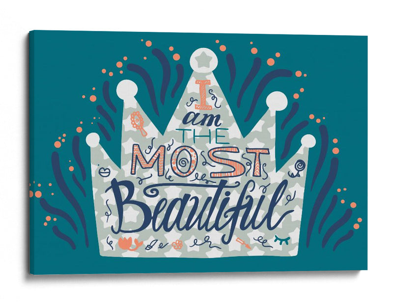 Afirmación Coronada - Marika Barsrsind | Cuadro decorativo de Canvas Lab