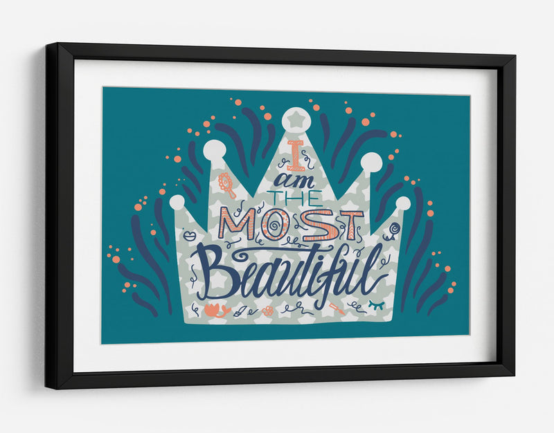 Afirmación Coronada - Marika Barsrsind | Cuadro decorativo de Canvas Lab