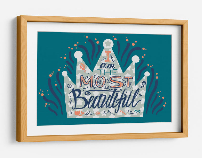 Afirmación Coronada - Marika Barsrsind | Cuadro decorativo de Canvas Lab