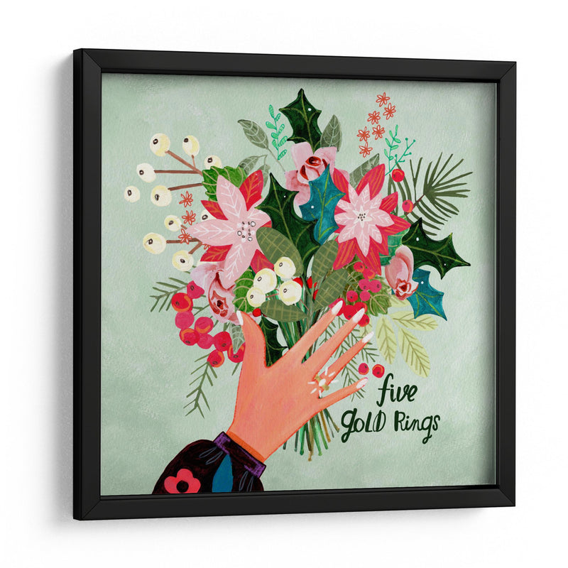 Cinco Anillos Dorados - Caroline Bonne Muller | Cuadro decorativo de Canvas Lab