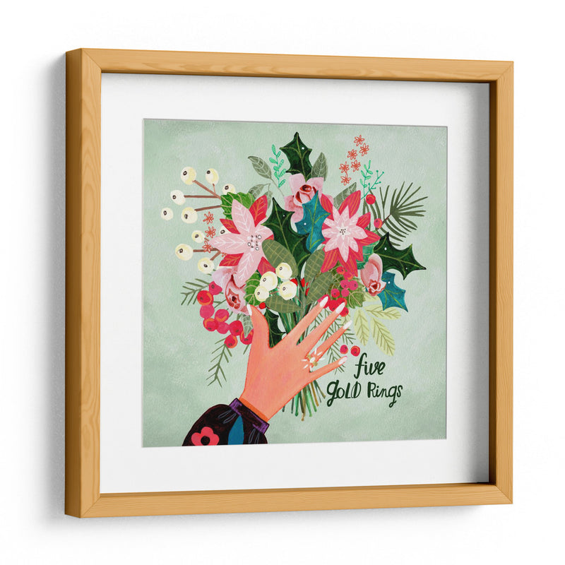 Cinco Anillos Dorados - Caroline Bonne Muller | Cuadro decorativo de Canvas Lab
