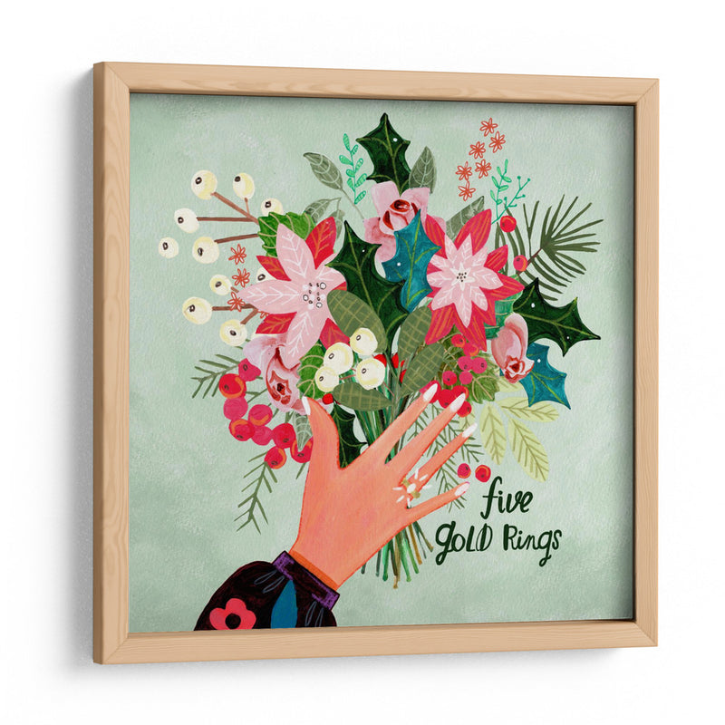 Cinco Anillos Dorados - Caroline Bonne Muller | Cuadro decorativo de Canvas Lab