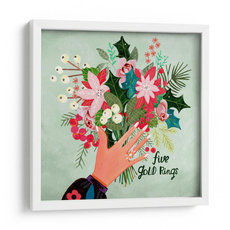 Cinco Anillos Dorados - Caroline Bonne Muller | Cuadro decorativo de Canvas Lab