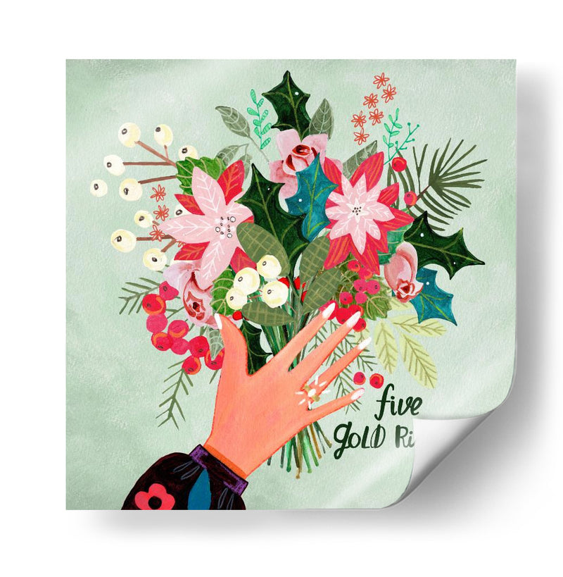 Cinco Anillos Dorados - Caroline Bonne Muller | Cuadro decorativo de Canvas Lab