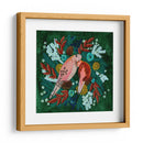 Aves invernales: tórtola en verde - Caroline Bonne Muller | Cuadro decorativo de Canvas Lab