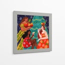 Mujeres festivas de frutas navideñas - Caroline Bonne Muller | Cuadro decorativo de Canvas Lab