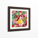Navidad Retro Mujer Santa - Caroline Bonne Muller | Cuadro decorativo de Canvas Lab