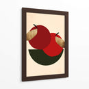 Dos Manzanas Rojas - Kubistika | Cuadro decorativo de Canvas Lab