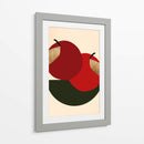 Dos Manzanas Rojas - Kubistika | Cuadro decorativo de Canvas Lab