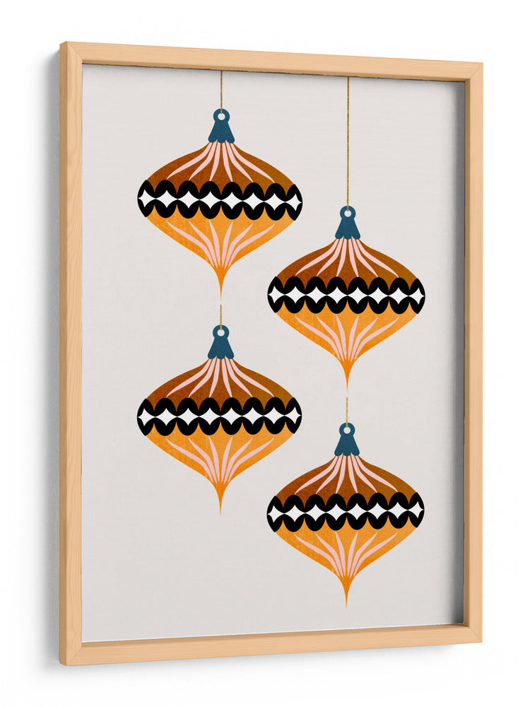 Bolas de Navidad (vers.1) - Kubistika | Cuadro decorativo de Canvas Lab