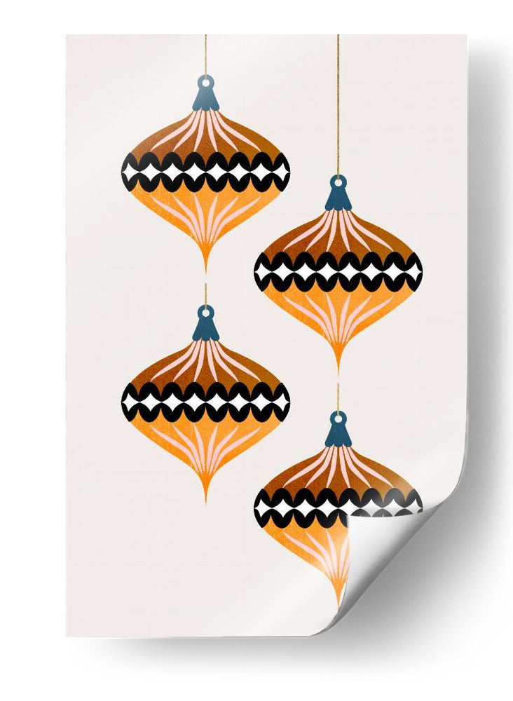 Bolas de Navidad (vers.1) - Kubistika | Cuadro decorativo de Canvas Lab