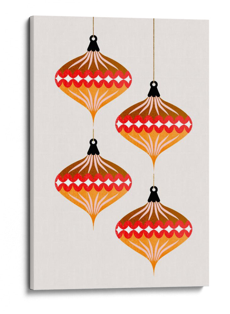 Bolas de Navidad (vers.2) - Kubistika | Cuadro decorativo de Canvas Lab