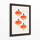 Bolas de Navidad (vers.2) - Kubistika | Cuadro decorativo de Canvas Lab