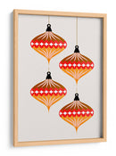 Bolas de Navidad (vers.2) - Kubistika | Cuadro decorativo de Canvas Lab