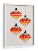 Bolas de Navidad (vers.2) - Kubistika | Cuadro decorativo de Canvas Lab