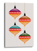 Bolas de Navidad (vers.3) - Kubistika | Cuadro decorativo de Canvas Lab