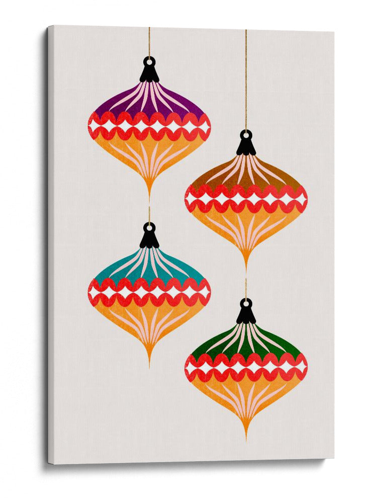 Bolas de Navidad (vers.3) - Kubistika | Cuadro decorativo de Canvas Lab