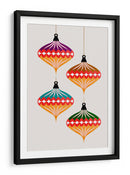 Bolas de Navidad (vers.3) - Kubistika | Cuadro decorativo de Canvas Lab