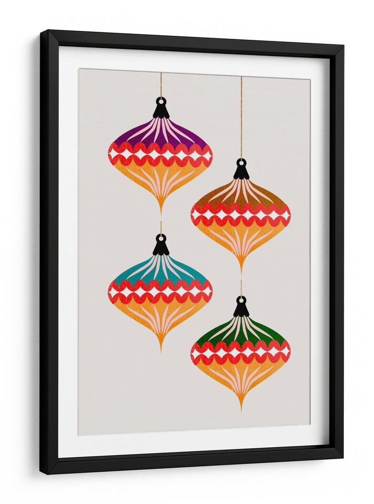 Bolas de Navidad (vers.3) - Kubistika | Cuadro decorativo de Canvas Lab