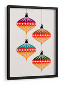 Bolas de Navidad (vers.3) - Kubistika | Cuadro decorativo de Canvas Lab