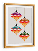 Bolas de Navidad (vers.3) - Kubistika | Cuadro decorativo de Canvas Lab