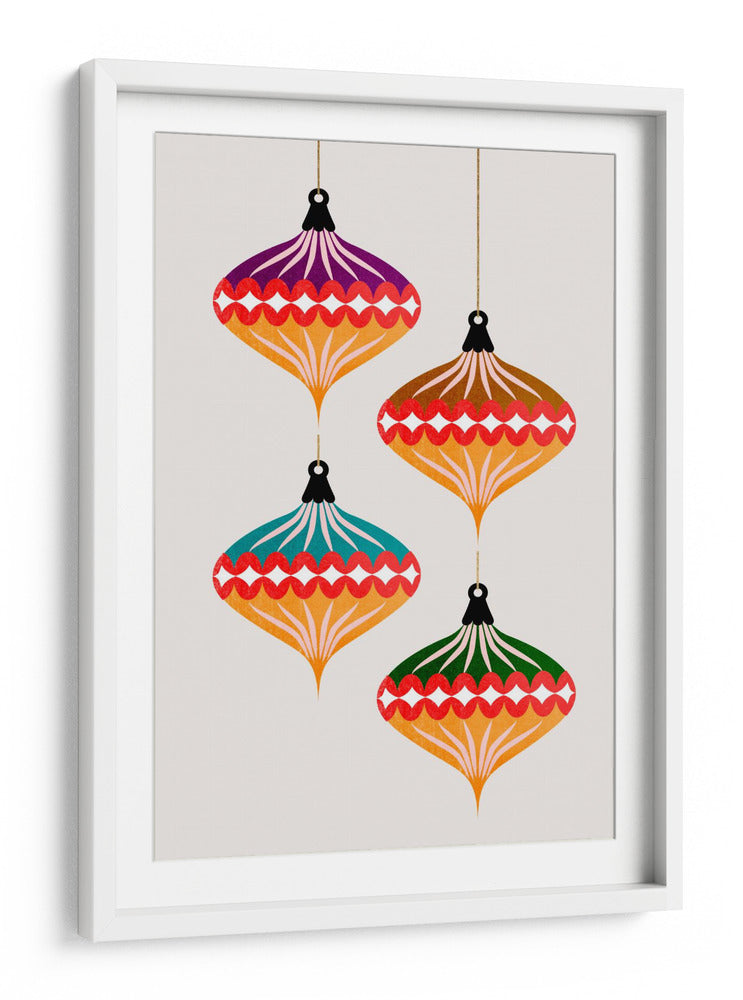 Bolas de Navidad (vers.3) - Kubistika | Cuadro decorativo de Canvas Lab