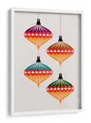 Bolas de Navidad (vers.3) - Kubistika | Cuadro decorativo de Canvas Lab
