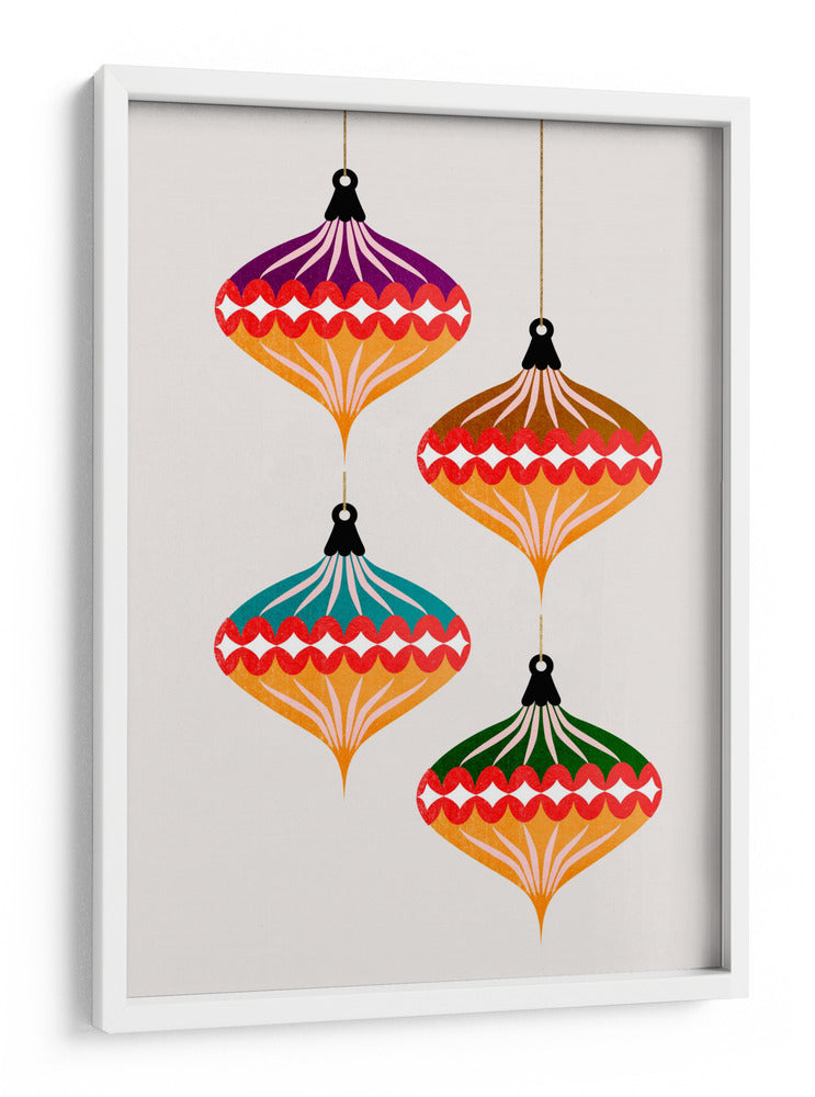 Bolas de Navidad (vers.3) - Kubistika | Cuadro decorativo de Canvas Lab