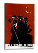 Cantando Alrededor del Árbol de Navidad - Kubistika | Cuadro decorativo de Canvas Lab