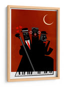 Cantando Alrededor del Árbol de Navidad - Kubistika | Cuadro decorativo de Canvas Lab