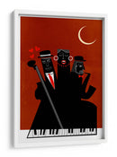 Cantando Alrededor del Árbol de Navidad - Kubistika | Cuadro decorativo de Canvas Lab