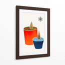 Velas de Navidad - Kubistika | Cuadro decorativo de Canvas Lab