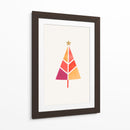 Pequeño árbol de Navidad - Kubistika | Cuadro decorativo de Canvas Lab