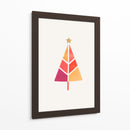 Pequeño árbol de Navidad - Kubistika | Cuadro decorativo de Canvas Lab