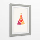 Pequeño árbol de Navidad - Kubistika | Cuadro decorativo de Canvas Lab