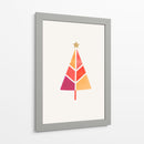 Pequeño árbol de Navidad - Kubistika | Cuadro decorativo de Canvas Lab
