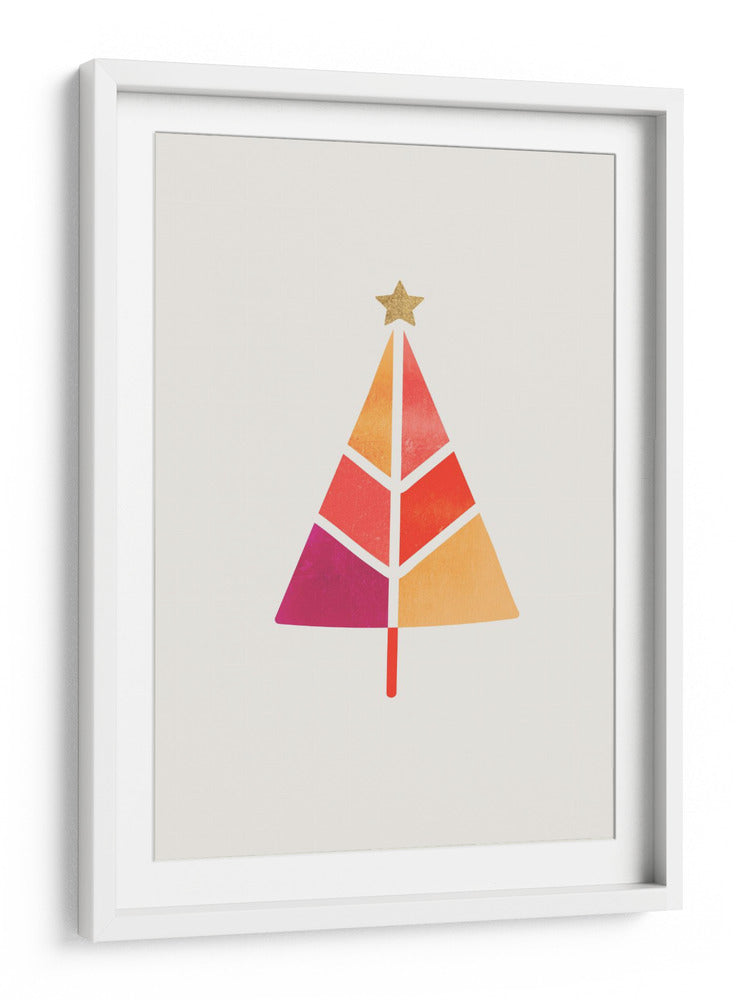 Pequeño árbol de Navidad - Kubistika | Cuadro decorativo de Canvas Lab