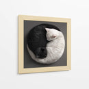 Ying Yang Cats  - Raúl Bermudez | Cuadro decorativo de Canvas Lab