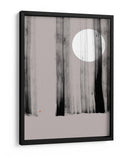 Luna Escondida NAd1 | Detrás de los Árboles - Thoth Adan | Cuadro decorativo de Canvas Lab