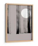 Luna Escondida NAd1 | Detrás de los Árboles - Thoth Adan | Cuadro decorativo de Canvas Lab