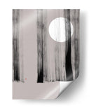 Luna Escondida NAd1 | Detrás de los Árboles - Thoth Adan | Cuadro decorativo de Canvas Lab