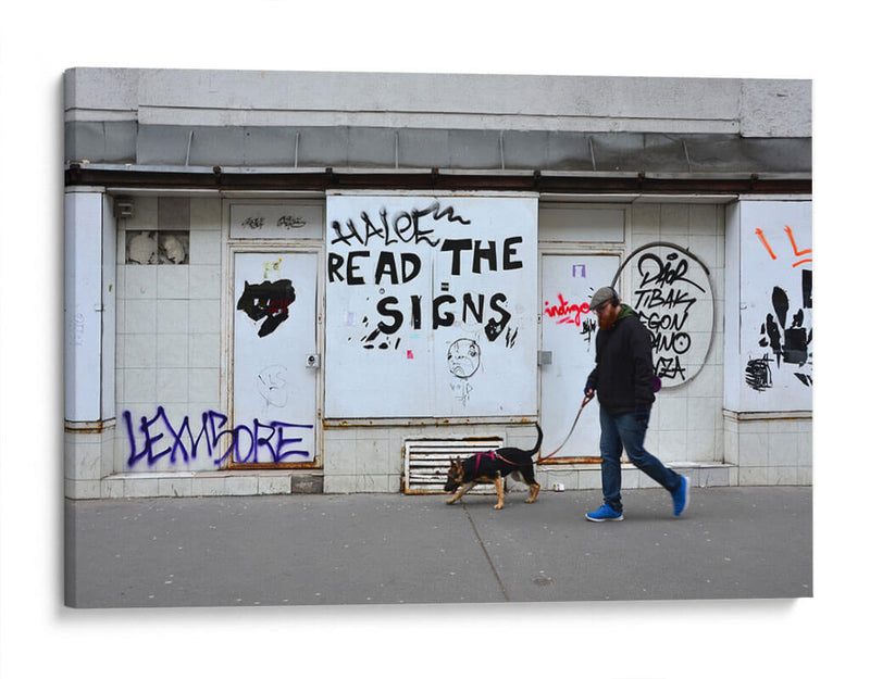 Read the signs | Cuadro decorativo de Canvas Lab