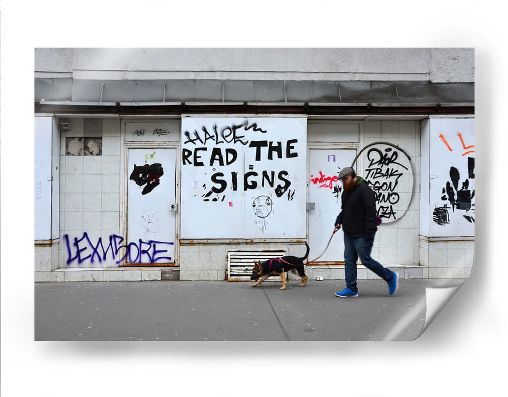 Read the signs | Cuadro decorativo de Canvas Lab