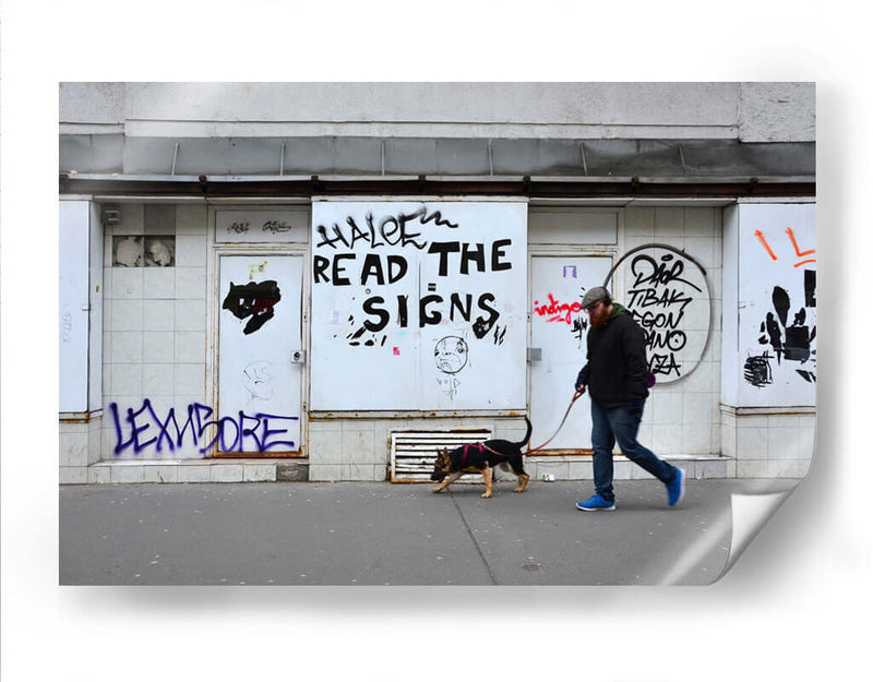 Read the signs | Cuadro decorativo de Canvas Lab