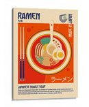 Ramen Estampa de Comida Japonesa - Retrodrome | Cuadro decorativo de Canvas Lab