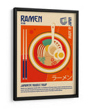 Ramen Estampa de Comida Japonesa - Retrodrome | Cuadro decorativo de Canvas Lab