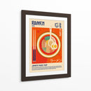 Ramen Estampa de Comida Japonesa - Retrodrome | Cuadro decorativo de Canvas Lab