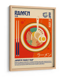 Ramen Estampa de Comida Japonesa - Retrodrome | Cuadro decorativo de Canvas Lab