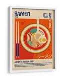 Ramen Estampa de Comida Japonesa - Retrodrome | Cuadro decorativo de Canvas Lab