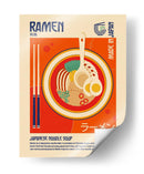 Ramen Estampa de Comida Japonesa - Retrodrome | Cuadro decorativo de Canvas Lab